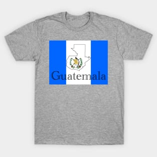 Guatemala flag and country T-Shirt